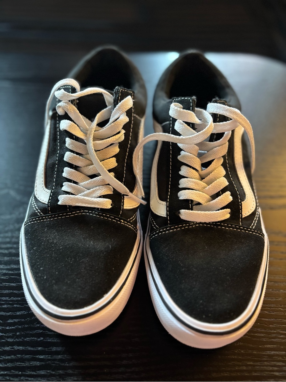 VANS Black and White Old Skool Sneakers